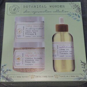 Botanical Wonder 3 in one gift set nwot